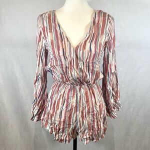 Audrey 3+1 colorful artistic print romper size small